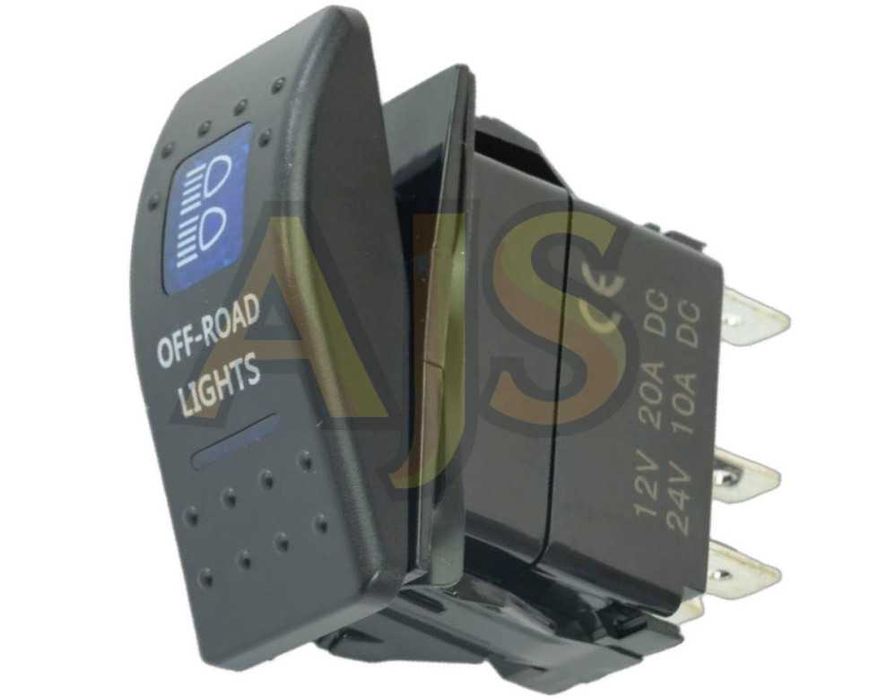 Тумблер панельный с подсветкой off-road lights фары для бездорожья