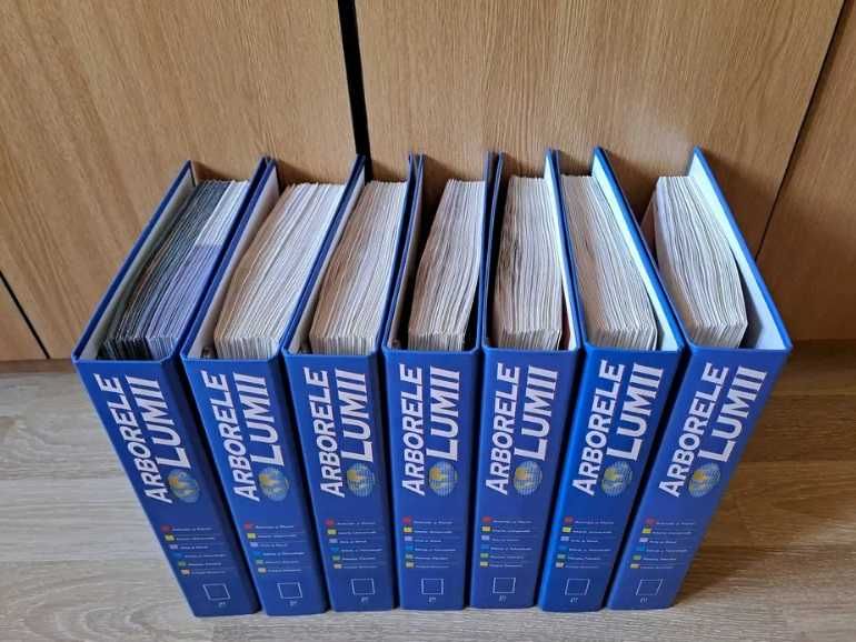 Colectia de reviste indosariate Arborele Lumii 7 volume