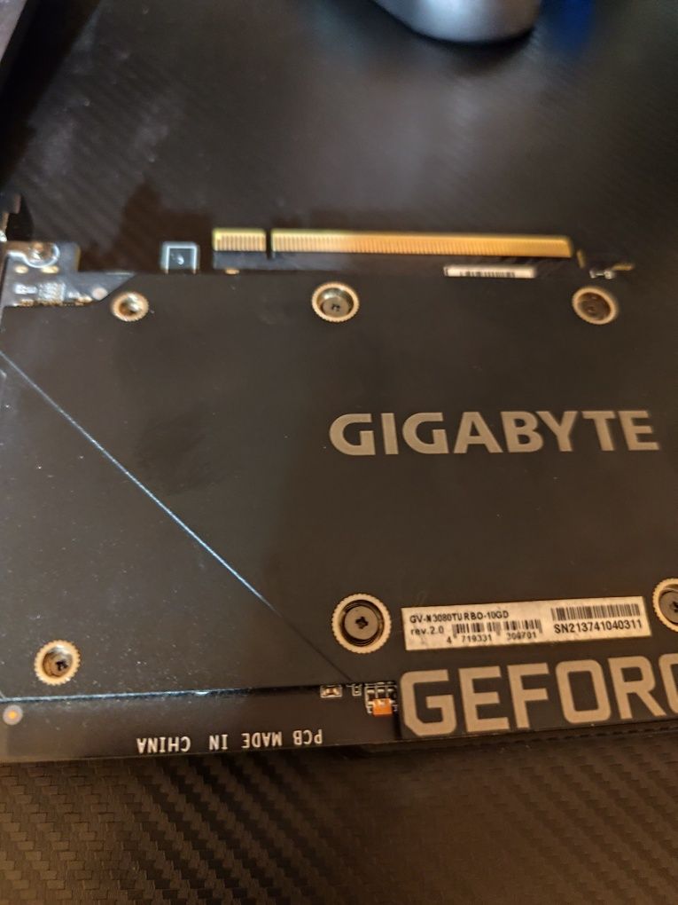 Vând Placa Video Gigabyte RTX3080 Turbo 10Gb
