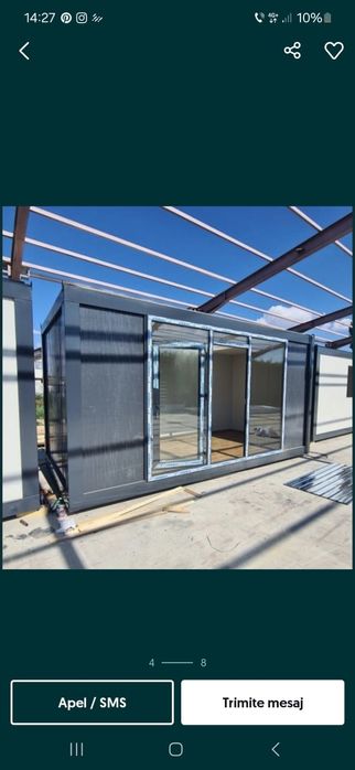 Container Birou Vitrina Magazin Depozitare Fast-food Terasa