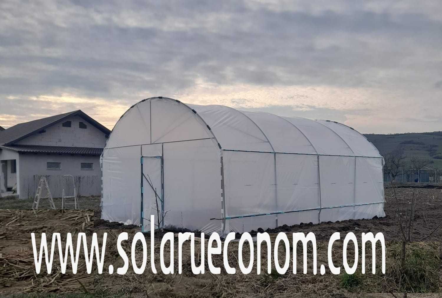 Solar (sera) pentru cultivarea de rosii, castraveti, ardei etc.