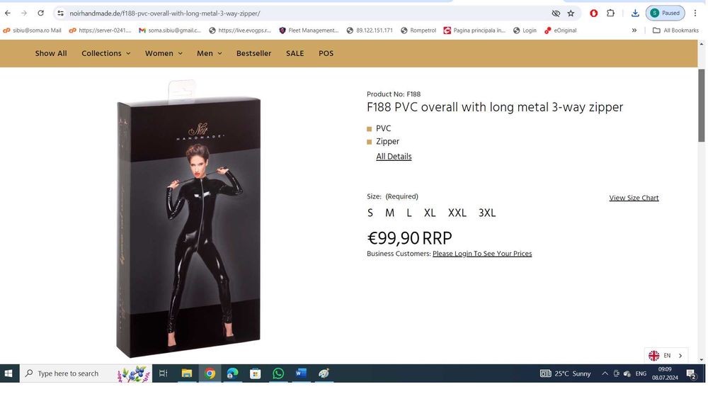 Salopeta latex marimea L