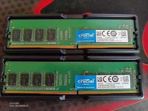 RAM памет crucial 2x4 gb ddr4-2400 mghz