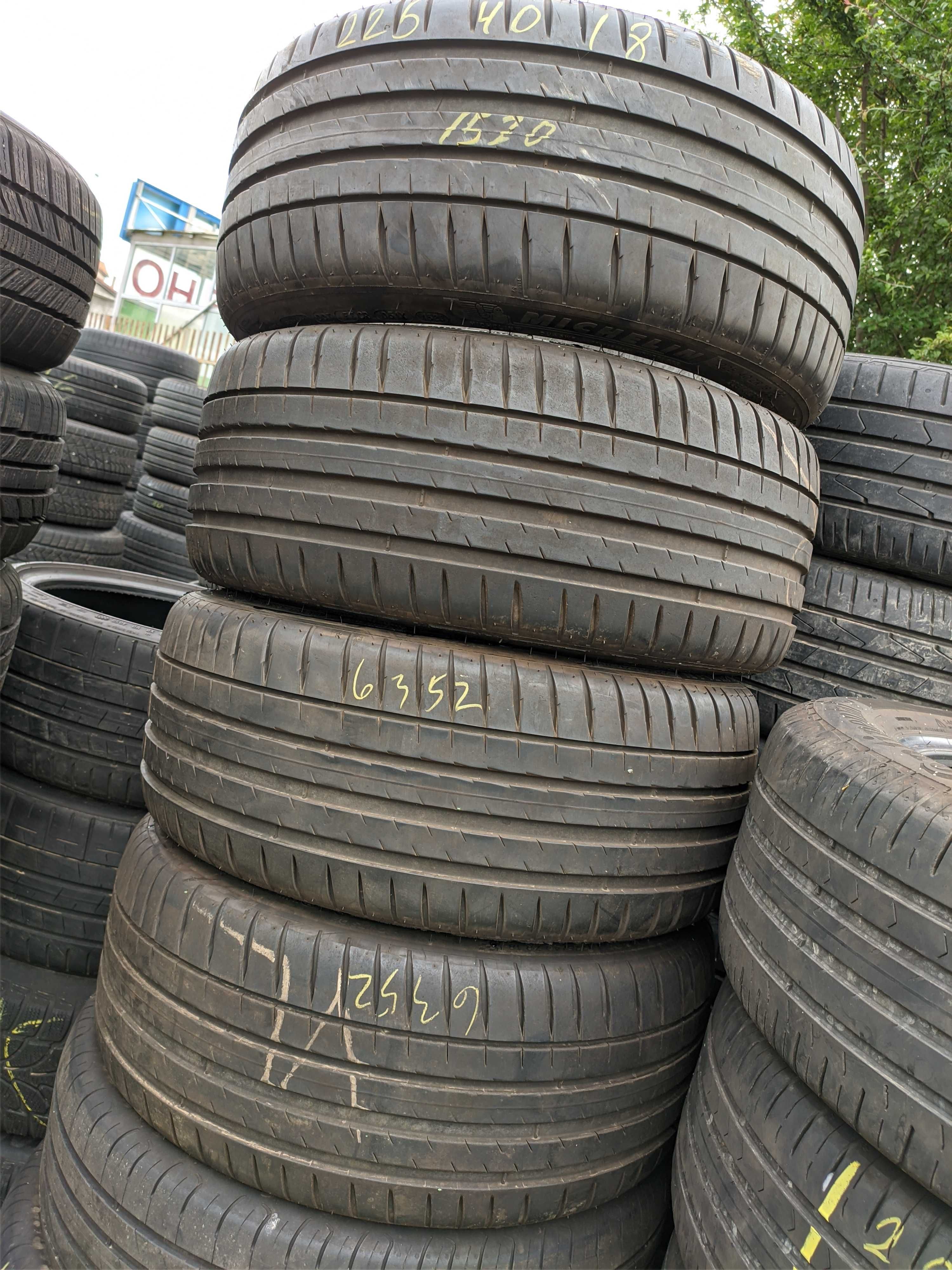 4бр Като нови летни гуми 225 40 18 - Michelin