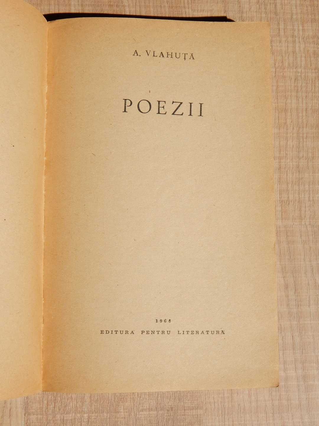 Poezii Alexandru Vlahuta Editura pentru Literatura 1968