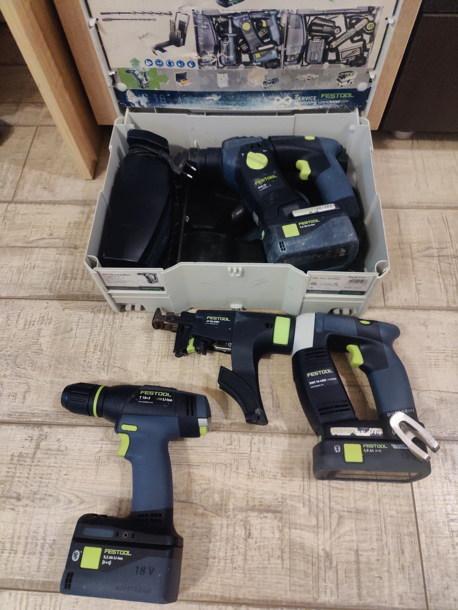 Festool, scule profesionale pe acumulatori,