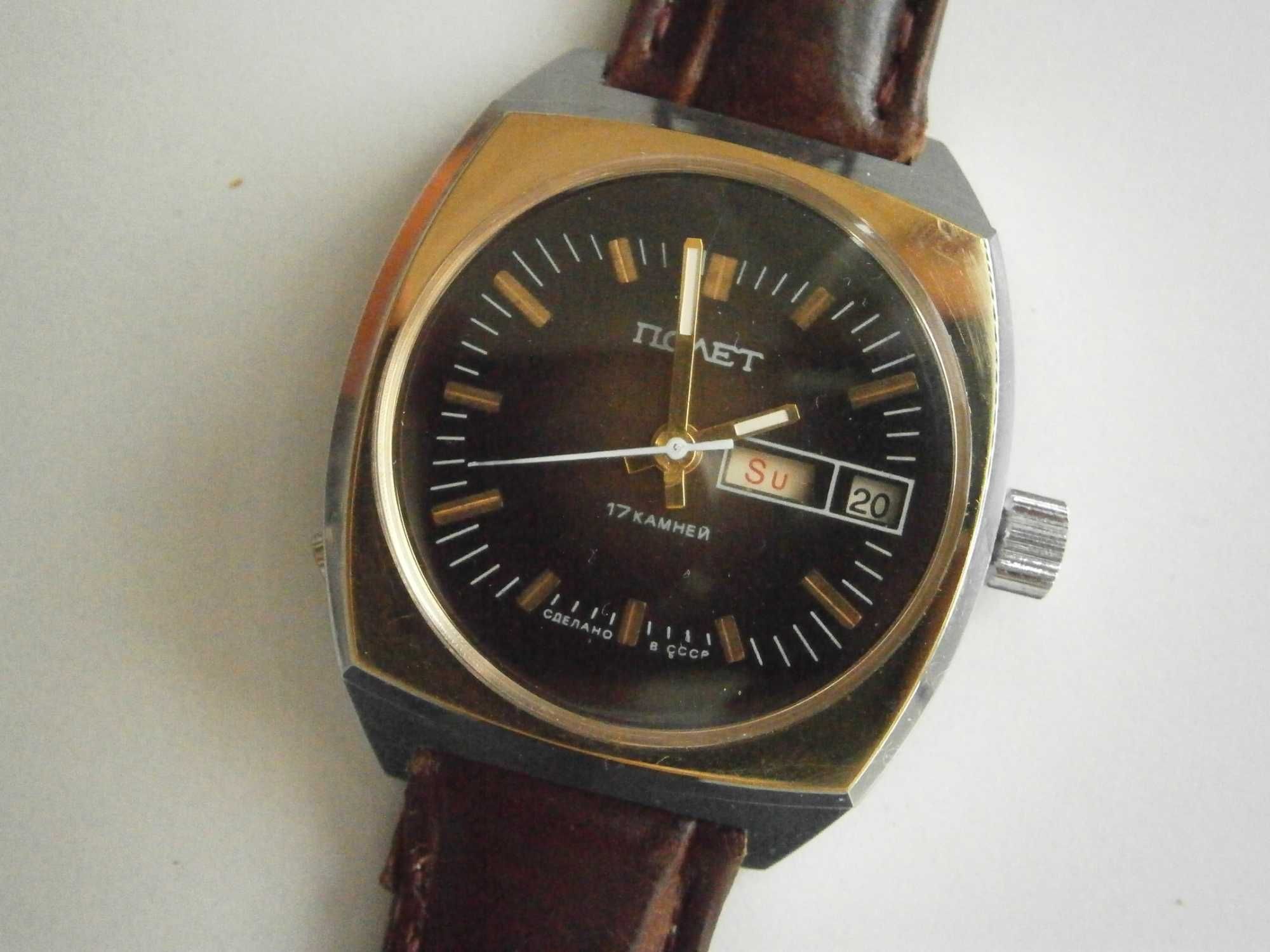 POLJOT 17 jewels, кал. 2628, made in USSR, ТОП! Бърза смяна на датата!