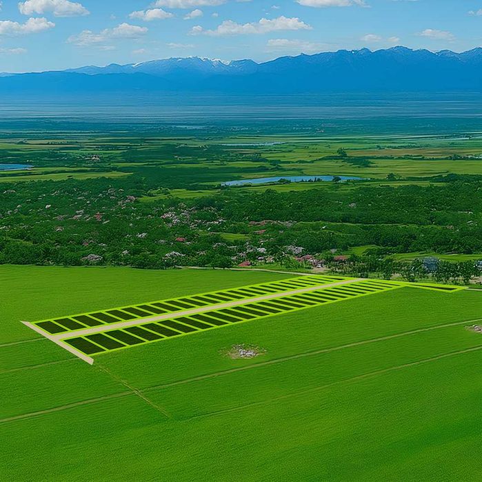 КАЗЦИК | Участки 6 соток, свет по границе, ровная земля