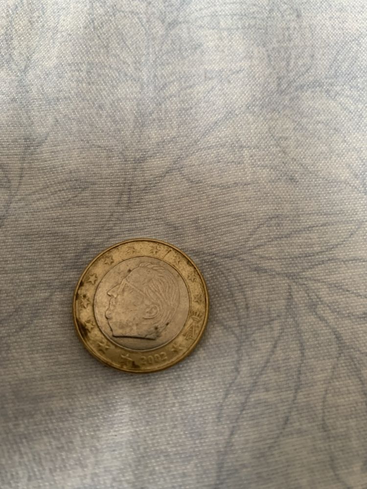 Vand moneda de un euro din anu 2002