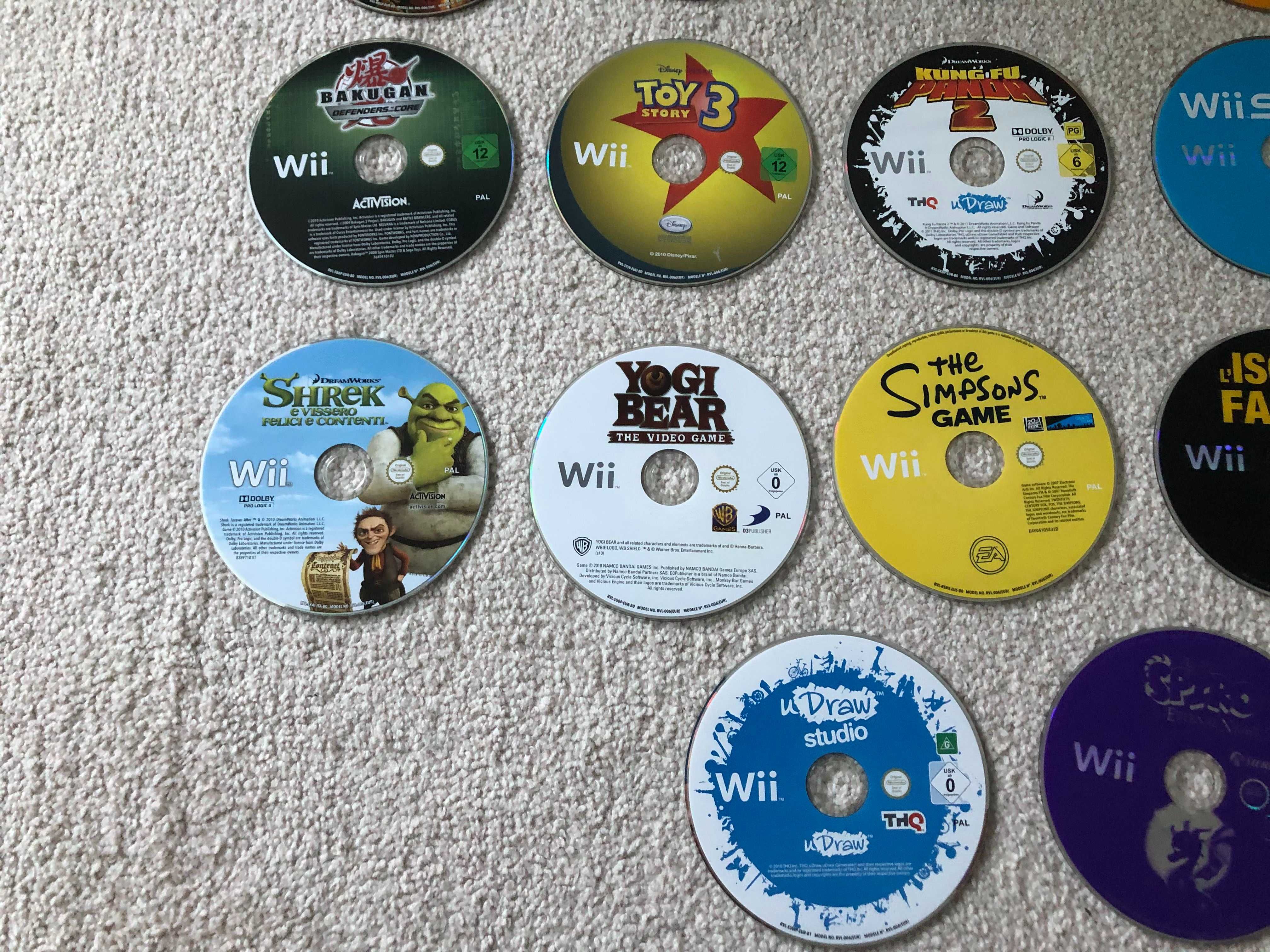 Cd Jocuri Wii Colectie 22buc