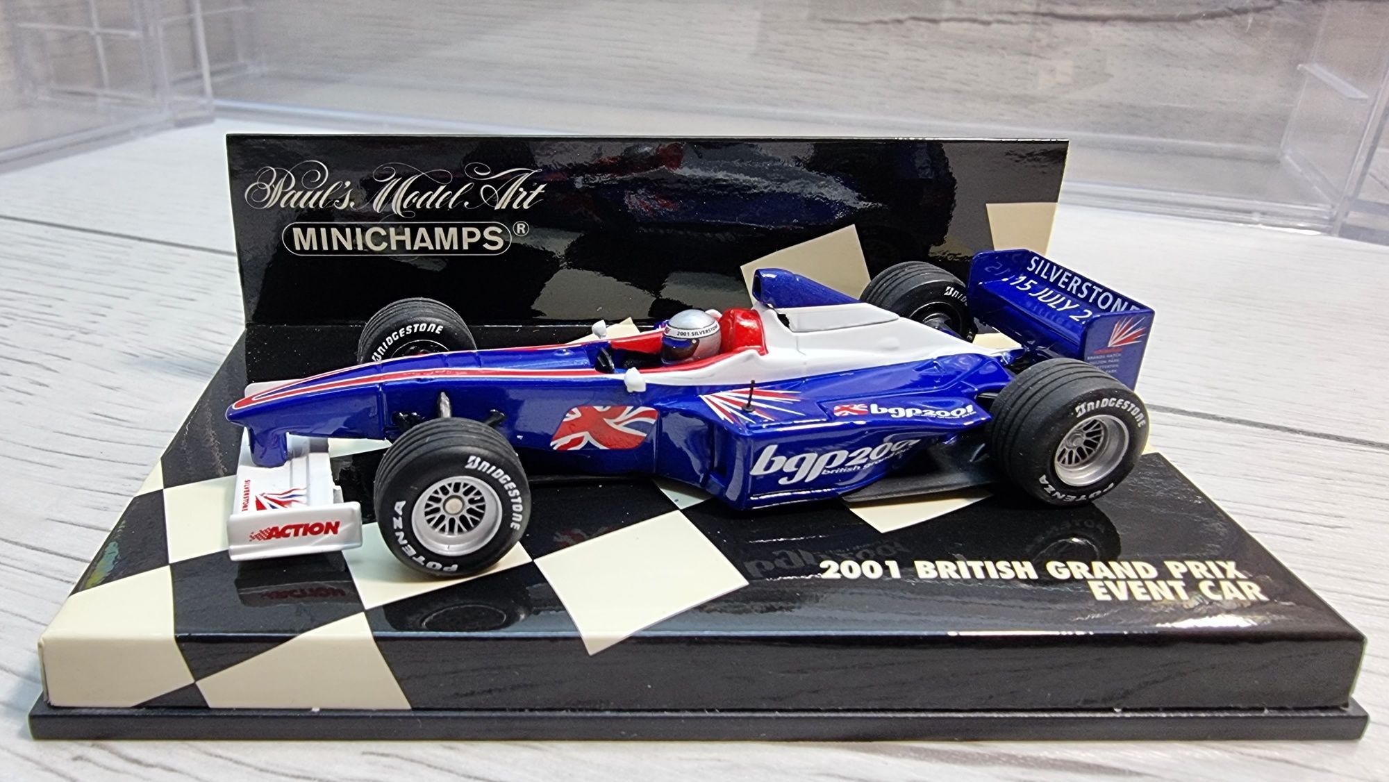 Vand Macheta F1 British Grand Prix 2001, 1:43, Minichamps