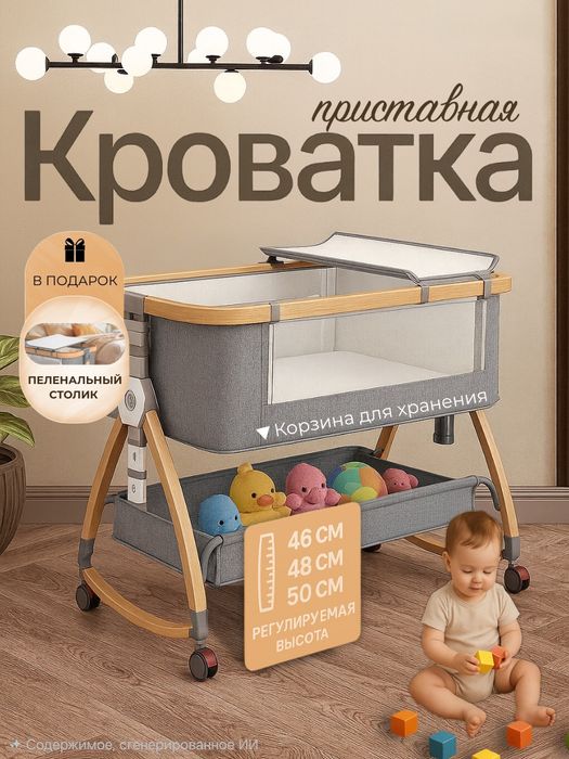 Пристаная кроватка PEGAS - 668