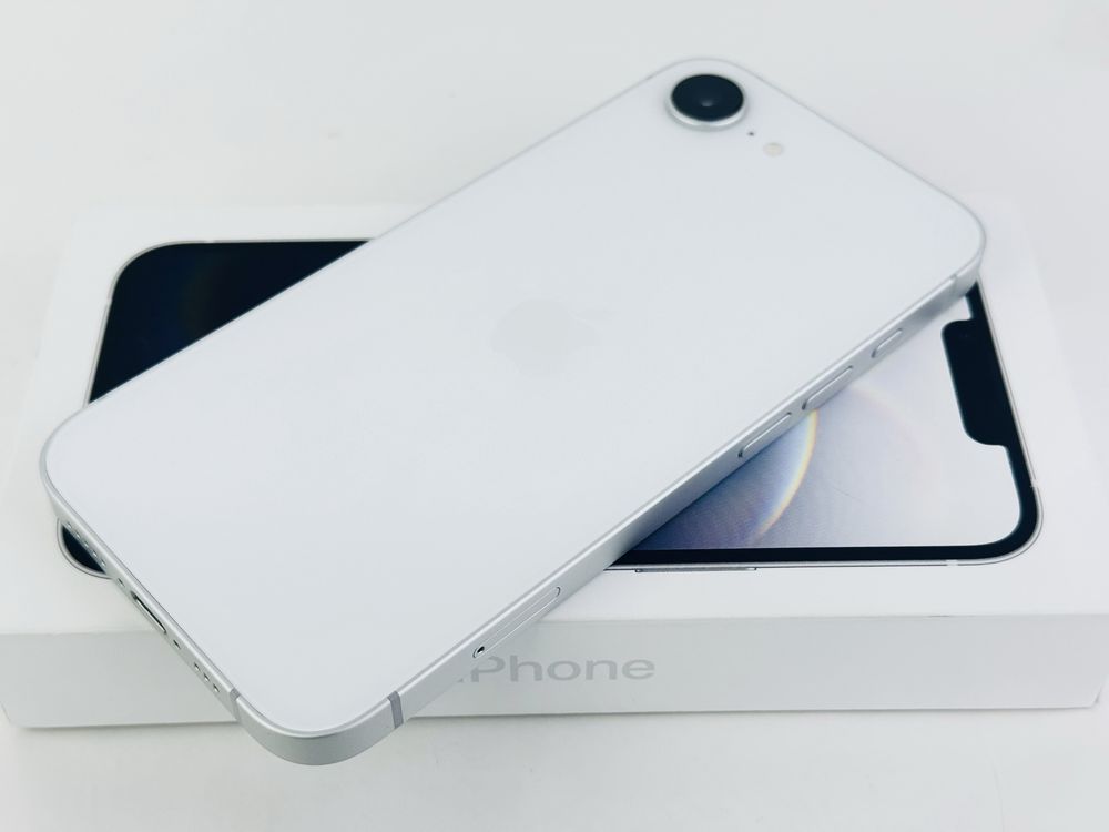 Apple iPhone 16e 128GB White 100% Battery! Гаранция!