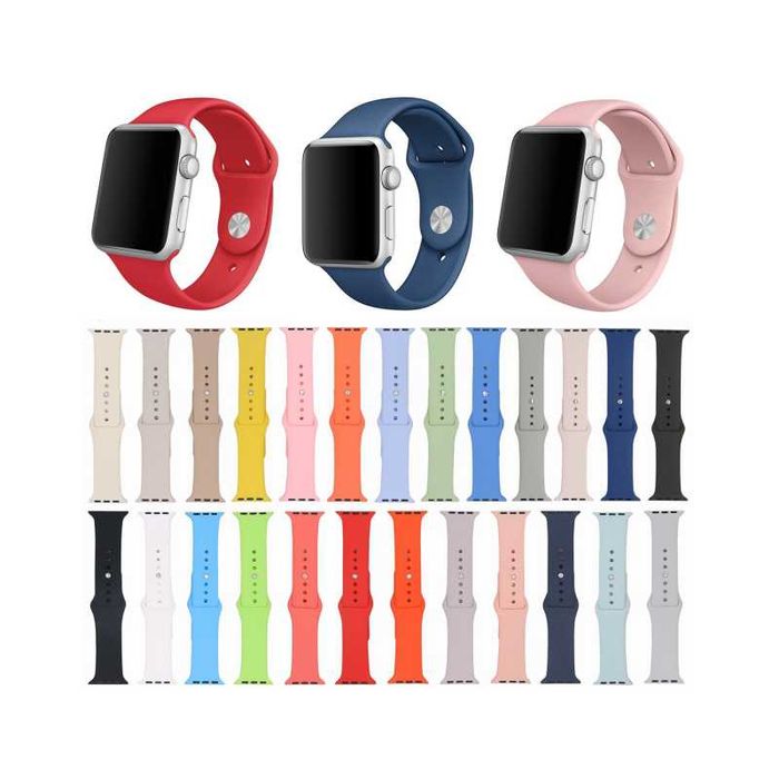 Силиконова каишка за Apple Watch 6, 7, 8, 9 SE - 42, 44, 45 мм