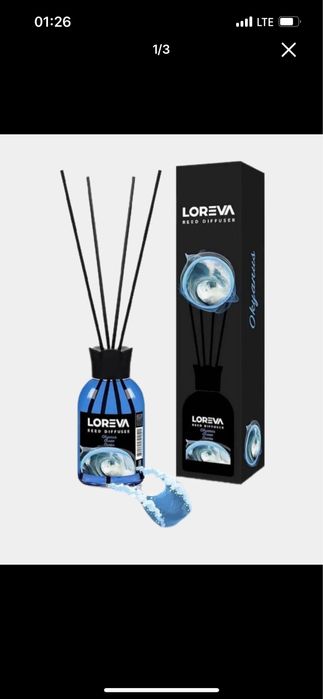 Освежитель воздуха Loreva для дома автомобиля и офиса 110 ml
