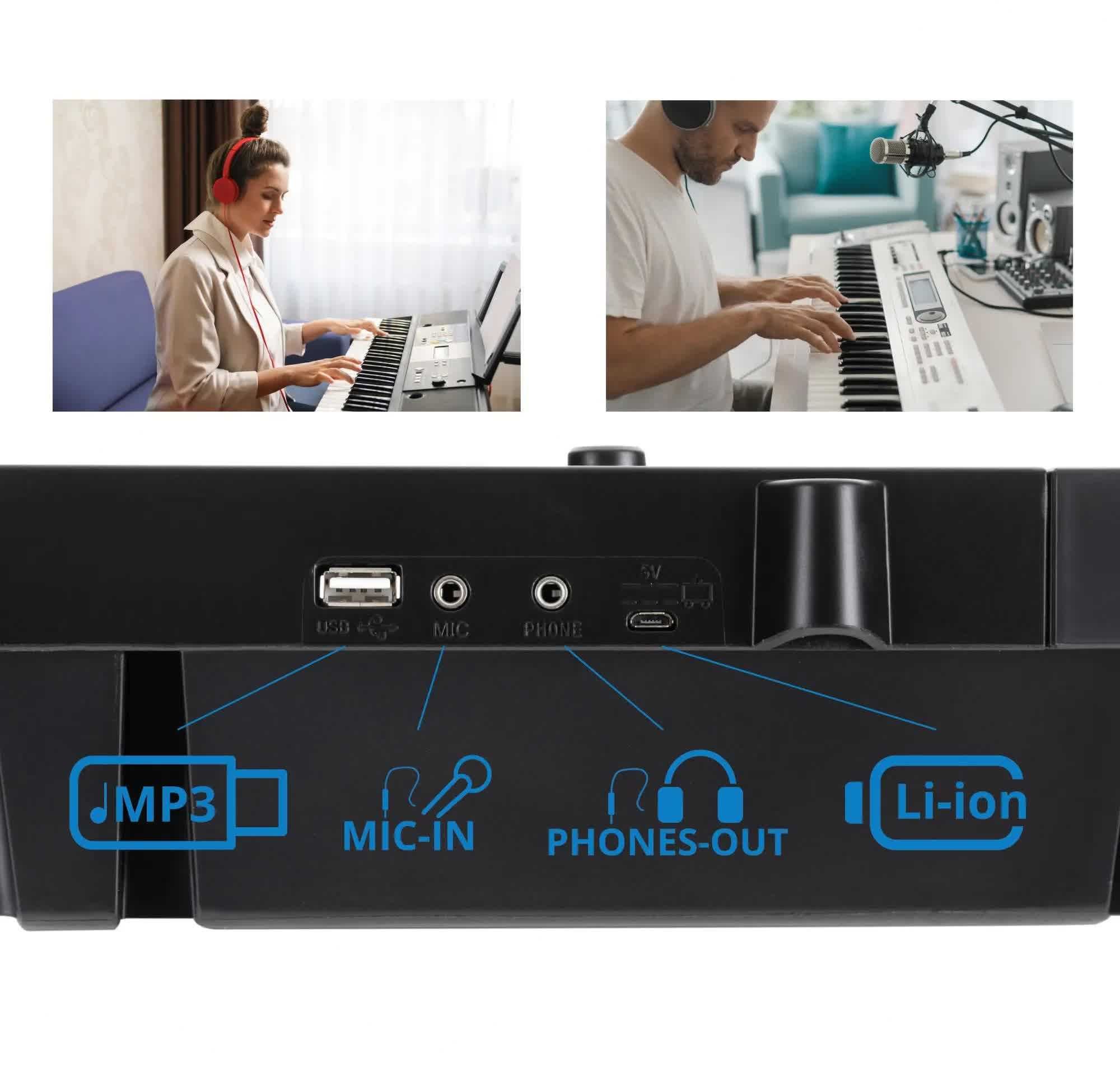 Orga portabila McGrey 6170 BK Keyboard Battery Negru