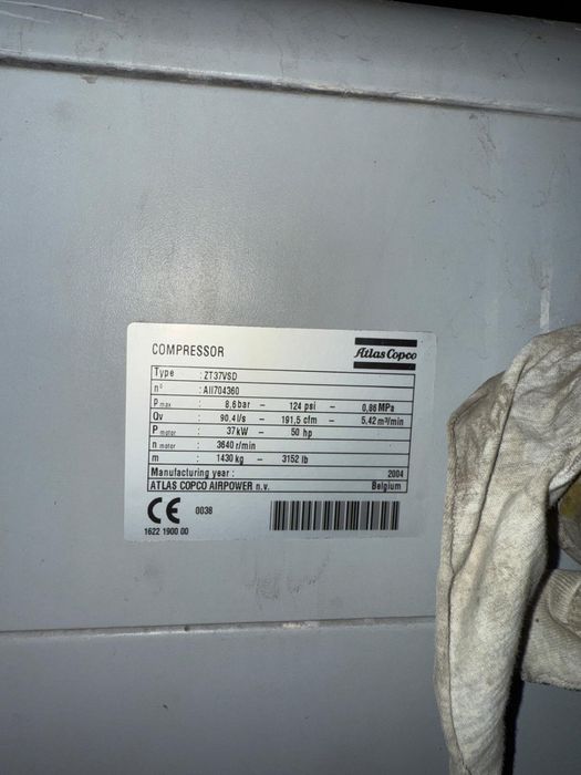 Compresor ATLAS Copco