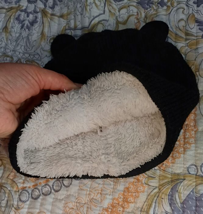 Зимняя шапка на мальчика 2-3 года