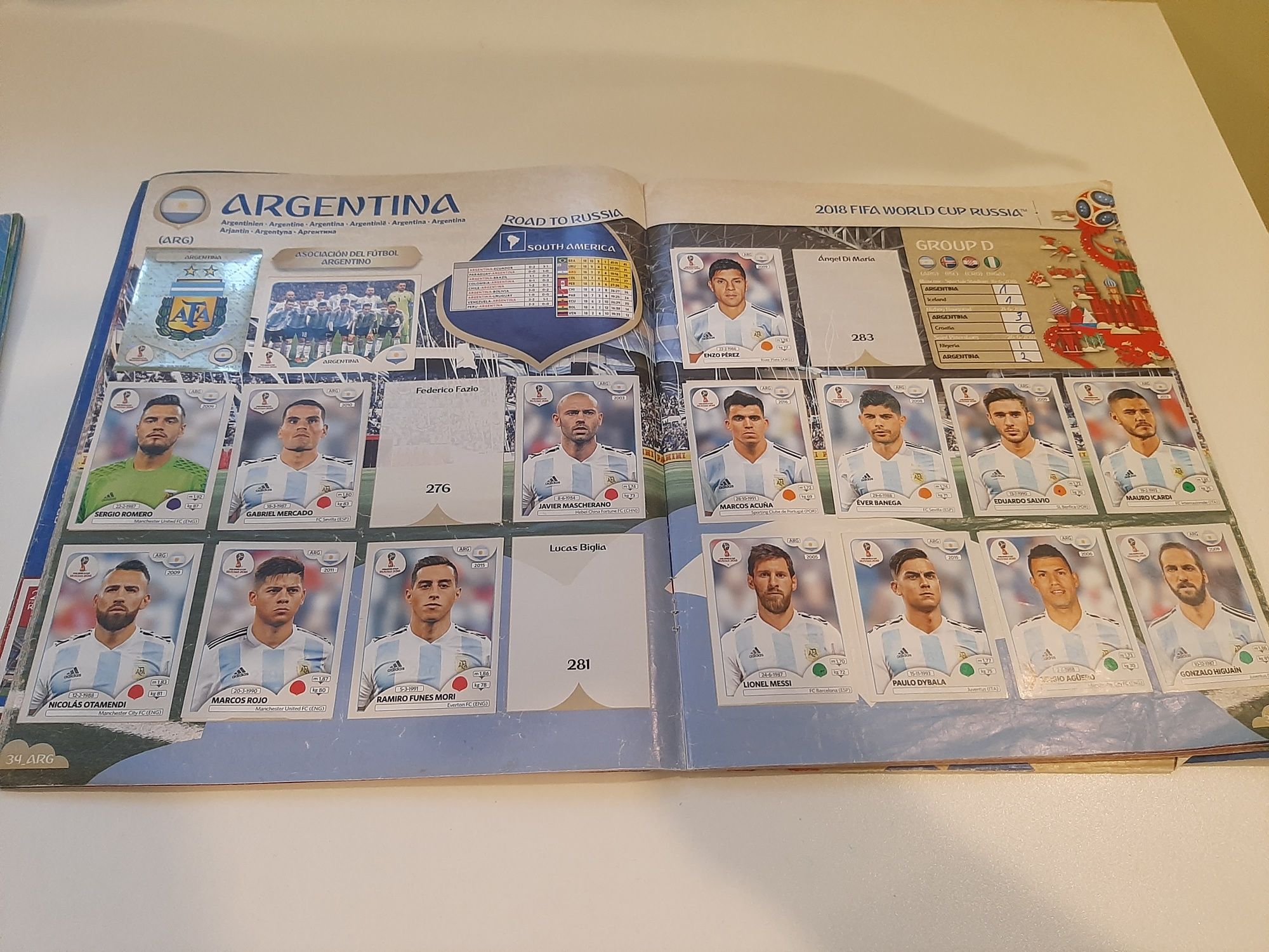 Album Panini Rusia 2018