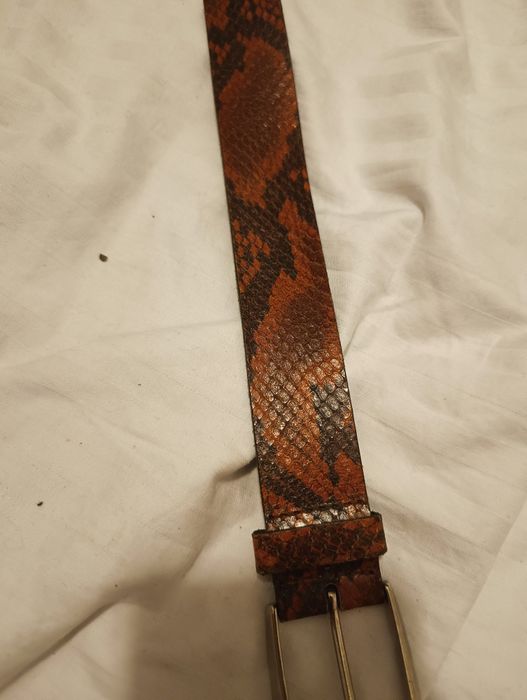 Curea de piele naturala șarpe 90 cm