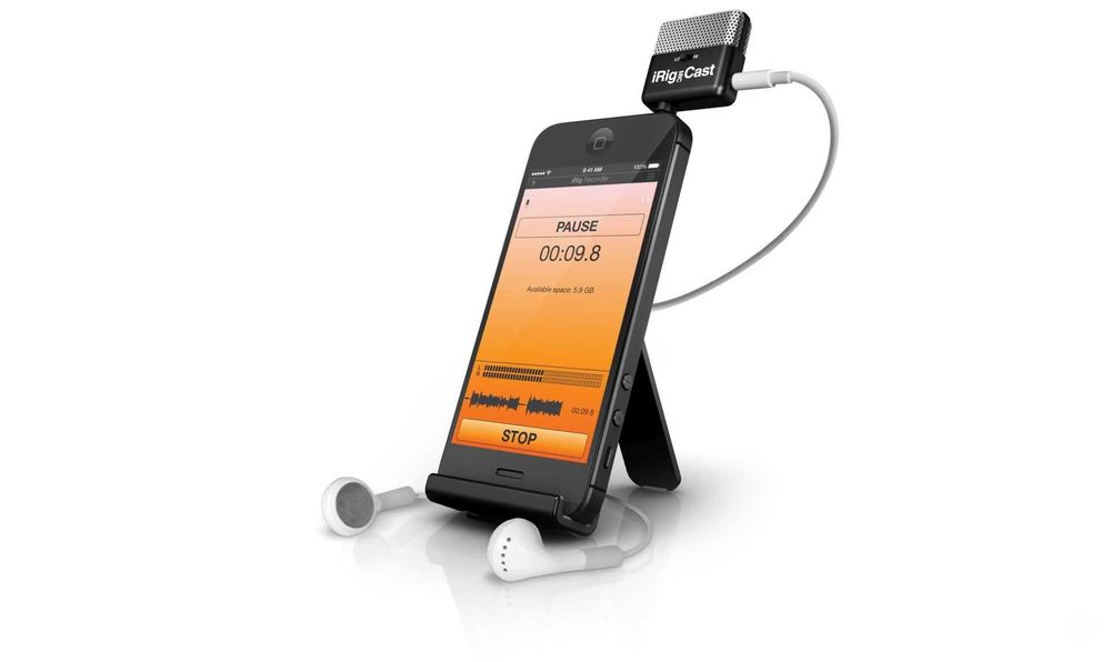 IRig MIC Cast, microfon de podcast / interviuri,nou,sigilat