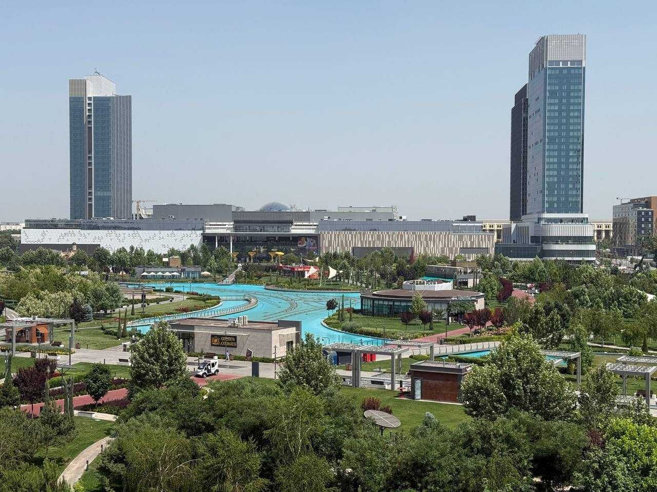 Ташкент Сити ЖК Бульвар 3-комн 7/7 104 м²+терраса 180 м² коробка