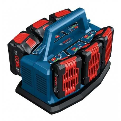 BOSCH GAL 18V6-80 - професионална зарядна станция за 6 батерии