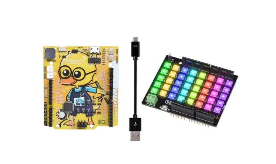 GBDuino UNO V1.1 + RGB светодиодная панель