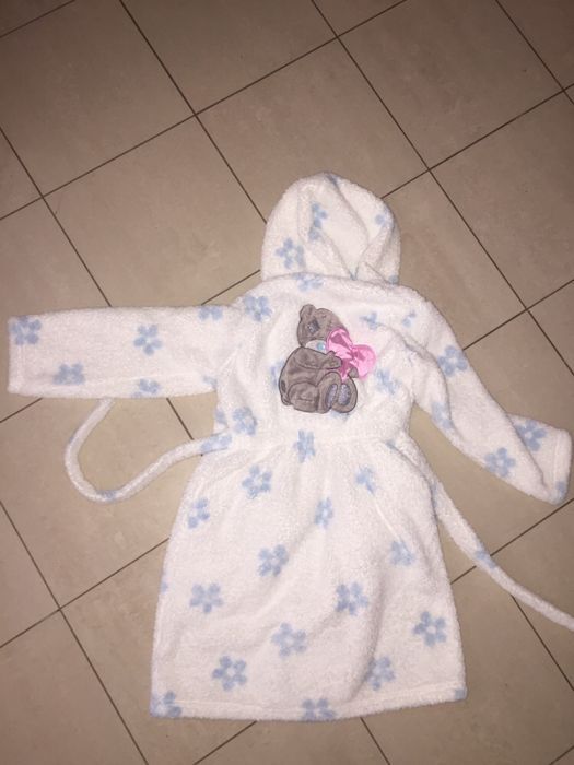 Пухен халатЛ и детски-104/110и116/122/128M&S;146/152-тигров