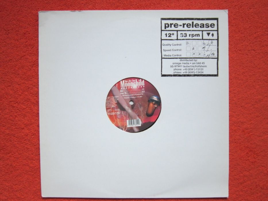 vinil  Moonchild -Time After Time (Electronic,Trance,Hard Trance)1996