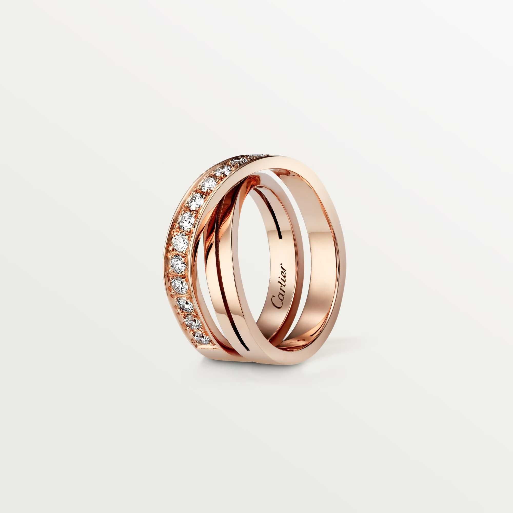 CARTIER Etincelle de Cartier Rose Gold Diamonds Дамски Пръстен