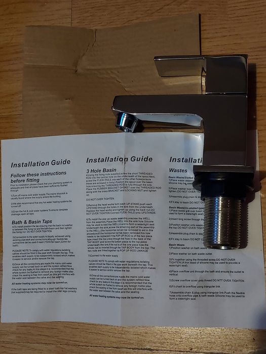 Baterie cu robinet rotativ NOU