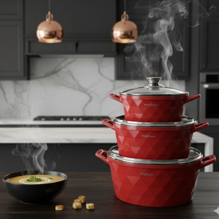 Висококачествен комплект касероли Cheffinger