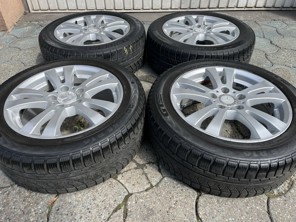 Jante 5x112mm, 205/55 R16 Mercedes Clasa A, B, C, VW, Audi, Seat Skoda
