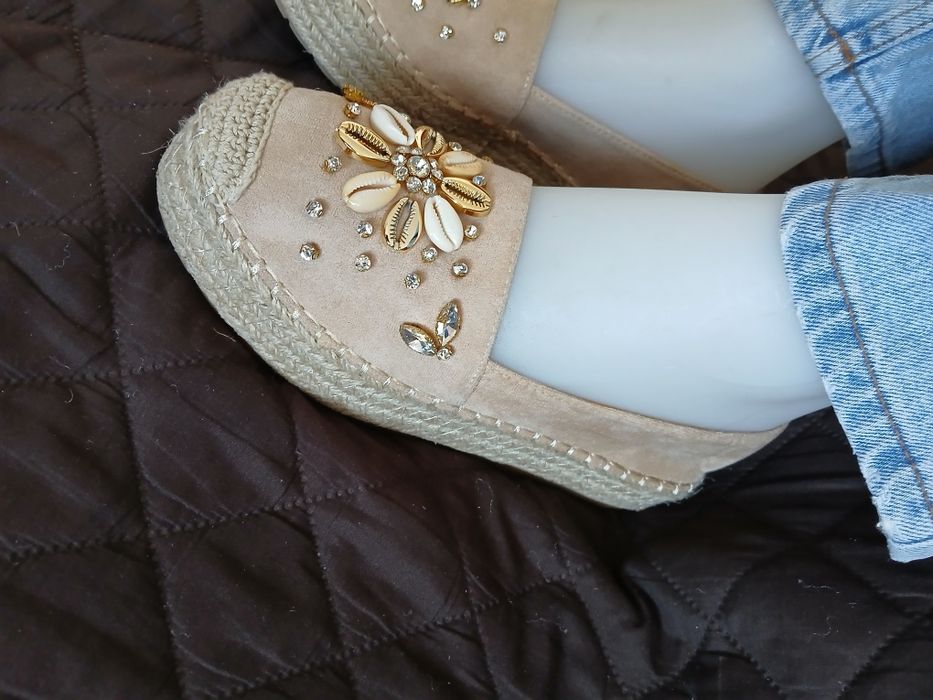 Espadrile noi 120 ron