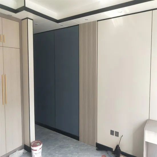 Установка стеновые  шпон и бабук панел