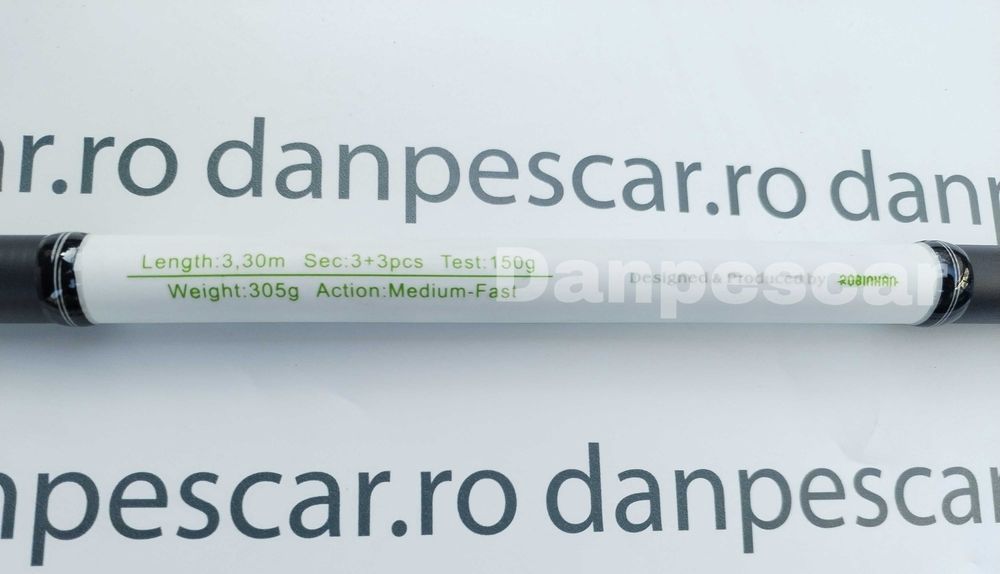 Lanseta fibra de carbon ROBIN HAN X SENSE Feeder 3,30 metri A:150gr