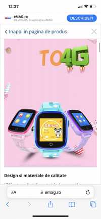 Ceas copii smartwatch