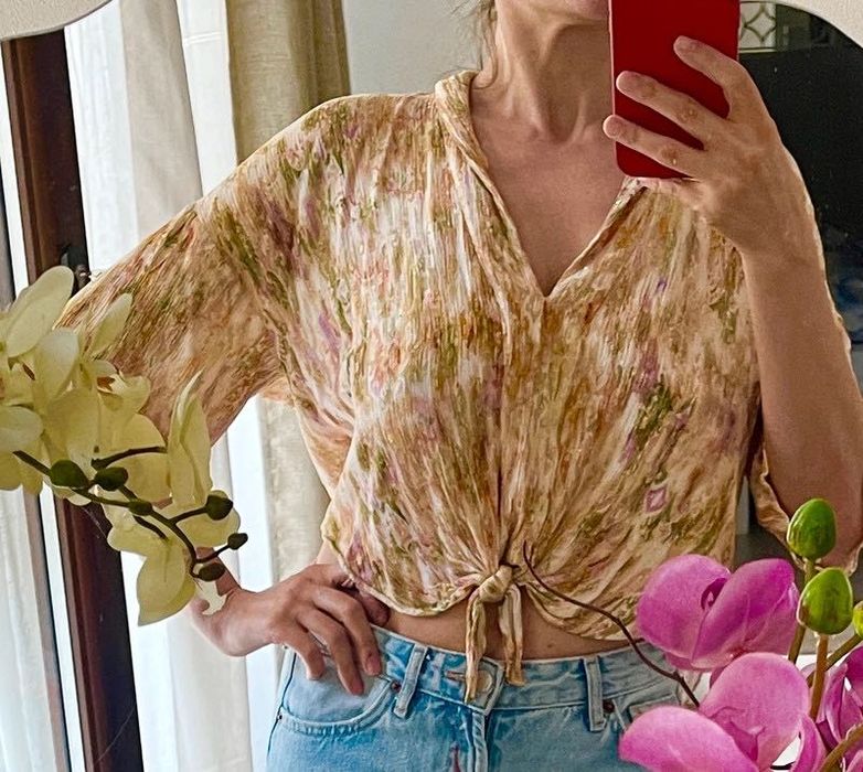 Bluza cu maneci Zara