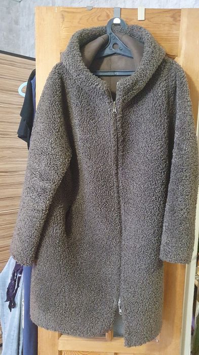 Шуба тедди двусторонняя 56-58 размер