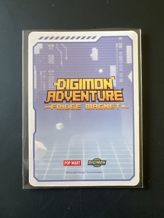 ОРИГИНАЛНА MetalGarurumon Pop Mart Digimon серия магнити