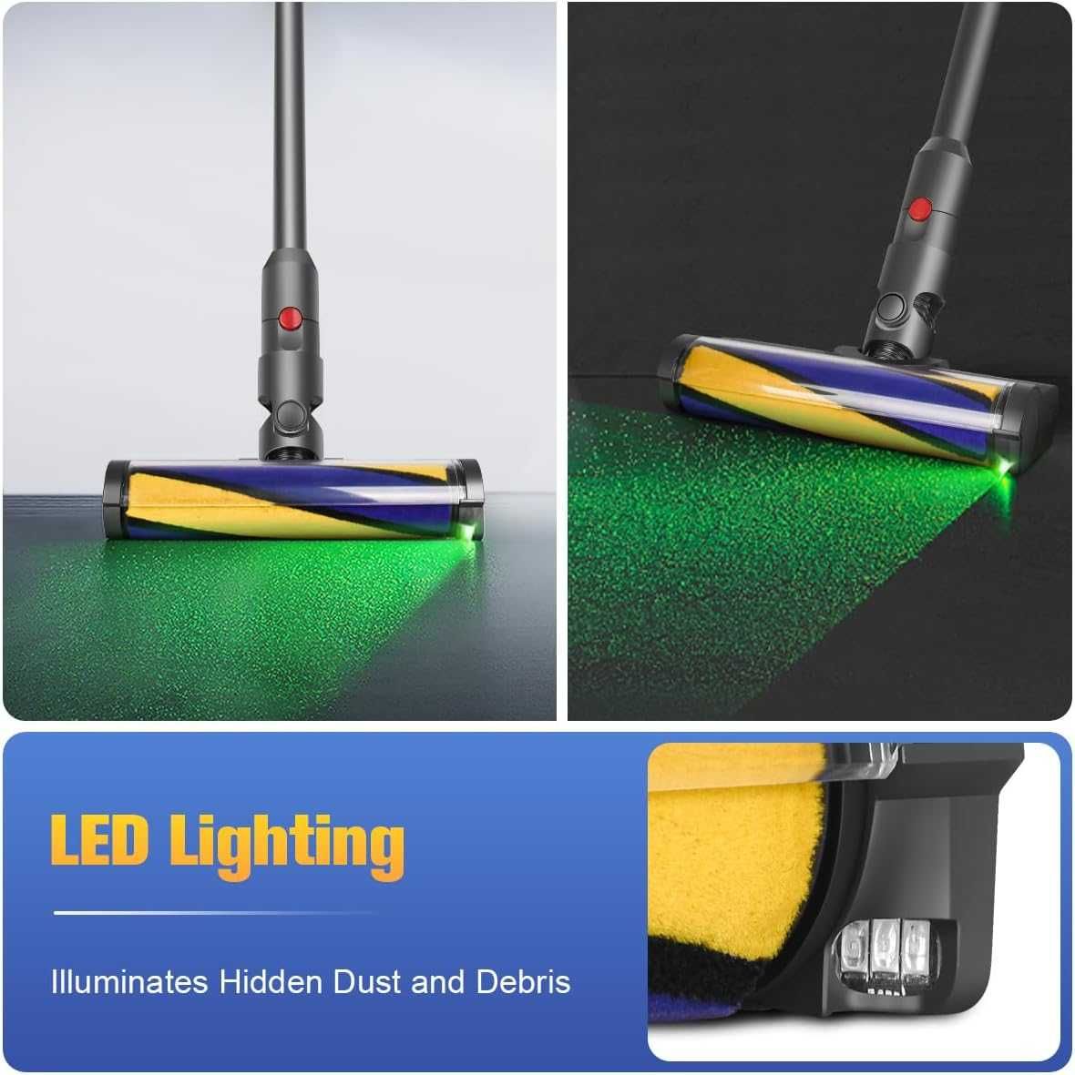 Четка за Dyson V 12 MOPEI LED Parquet Brush