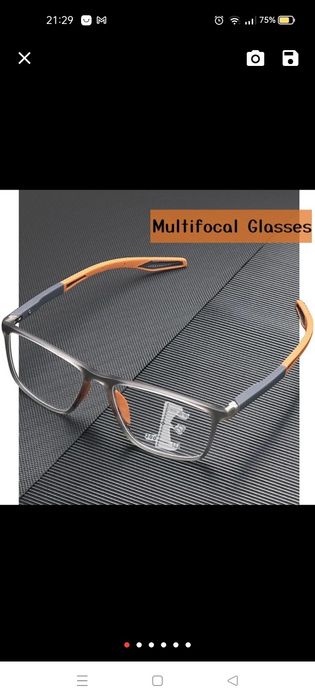 Ochelari flexibil unisex, includ și lentile dioptrie +2.5