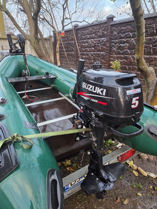 Barca gonflabila motor suzuki df6