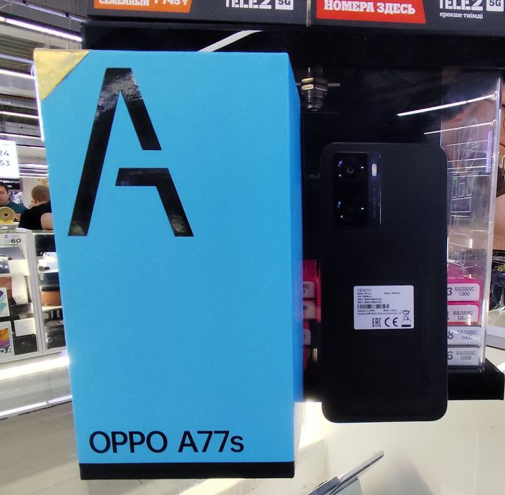 Oppo A77s 8/128gb состояние отличное полный комплект 60000 тысяч