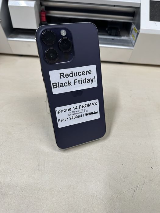 Iphone 14 pro max / 128 gb / 100% baterie / Reducere Black Friday!
