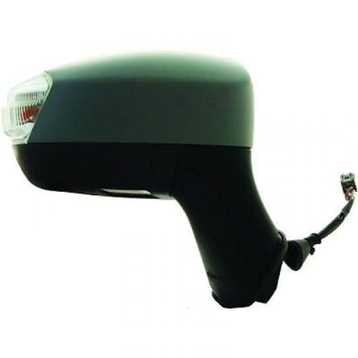 Oglinda exterioara Ford Kuga (Dm2) 03.2008-03.2013 partea stanga crom asferica carcasa prevopsita grunduita reglare electrica cu incalzire pliabila, cu lampa perimetru, 8 pini