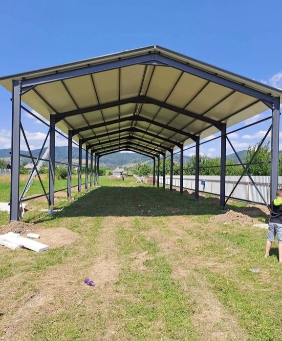Vând hale metalice 10x20x4