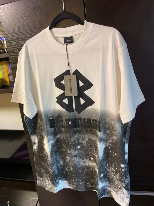 Tricou Balenciaga alb