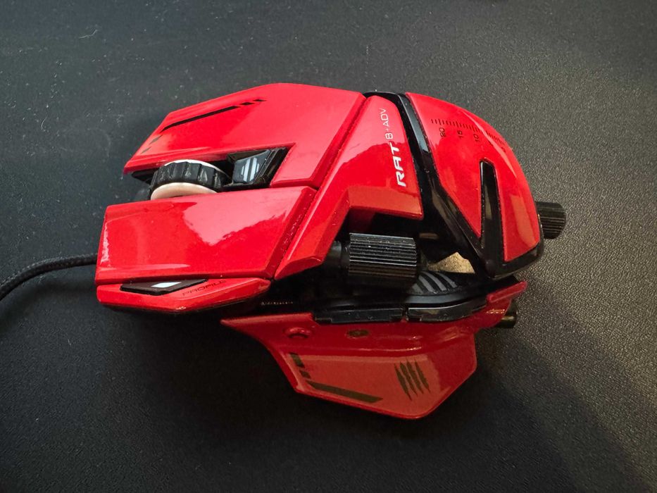 Mad Catz R.A.T. 8+ RGB Gaming Mouse 16000 DPI Roșu